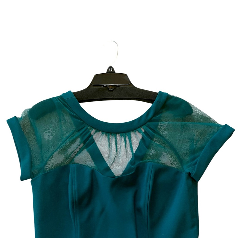 Elegant Teal Dress
